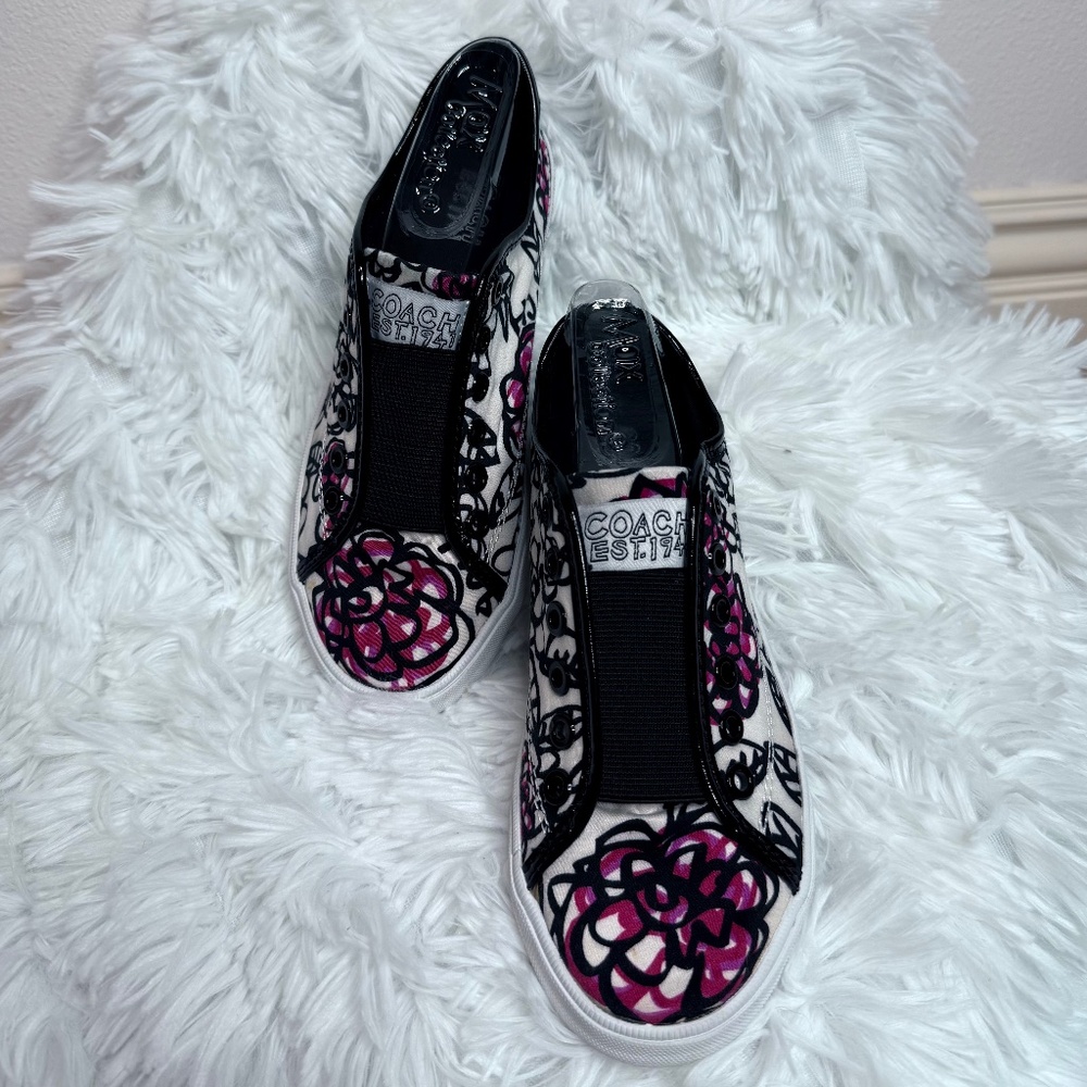 Coach Rose Printed Sneakers